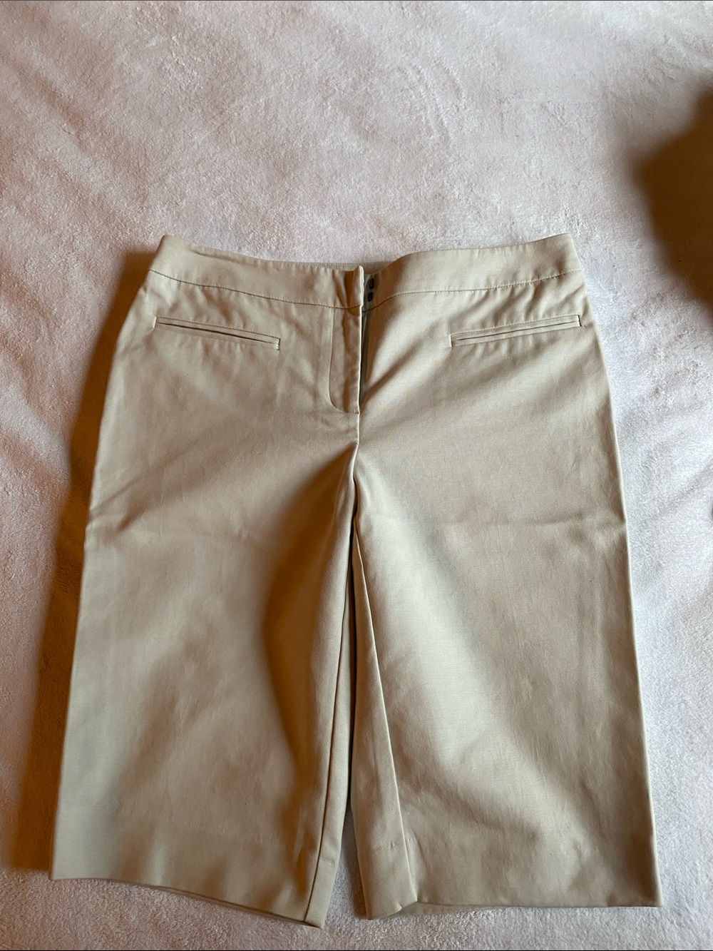 Chico's Brand Neutral light Beige Women's Bermuda shorts